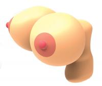 Boobie Water Squirt Gun with Nipples - LGBT Bachelorette & Bachelor Party Supplies